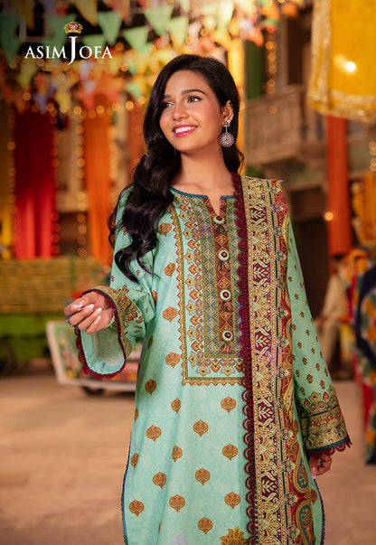 AJEL-05 PRINTED LAWN 3 PCS