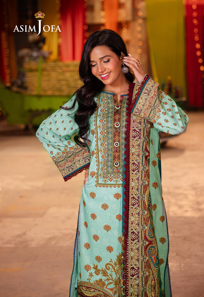 AJEL-05 PRINTED LAWN 3 PCS