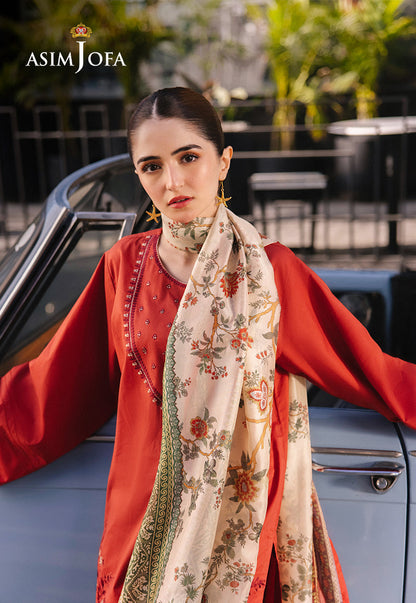 AJPB-41 EMBROIDERED LAWN 3 PCS