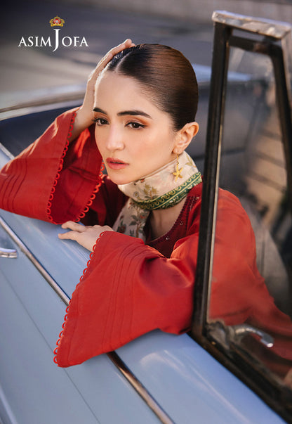 AJPB-41 EMBROIDERED LAWN 3 PCS