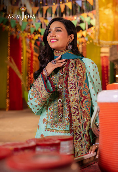 AJEL-05 PRINTED LAWN 3 PCS