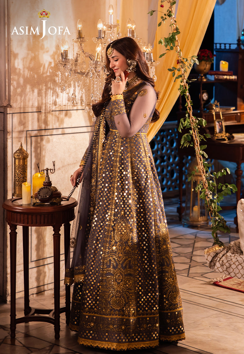 AJCR-10 EMBROIDERED NET 3 PCS