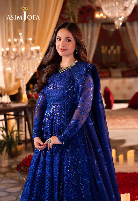 AJCRP-01 EMBROIDERED CHIFFON STITCHED 3 PCS