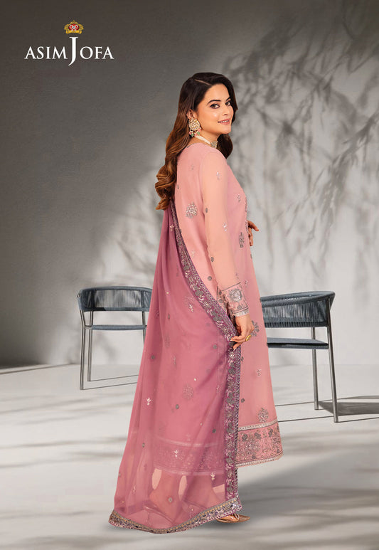 AJSM-26 EMBROIDERED CHIFFON 3 PCS