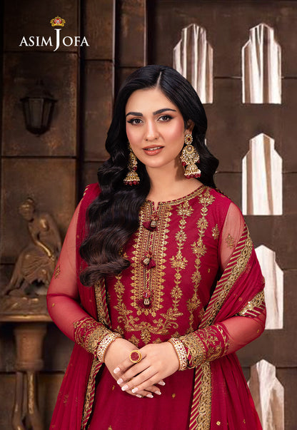 AJEM-19 EMBROIDERED NET 3 PCS
