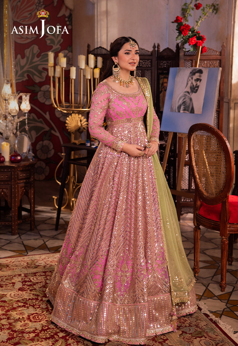 AJCRP-04 EMBROIDERED CHIFFON STITCHED 3 PCS