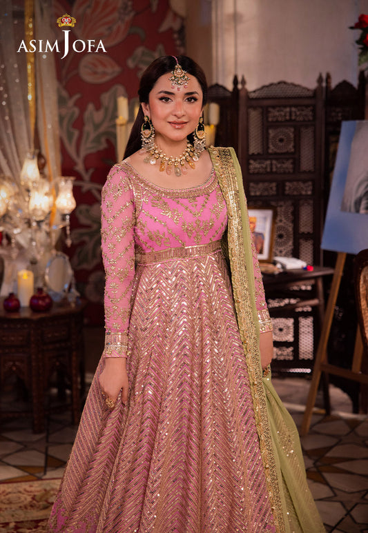 AJCRP-04 EMBROIDERED CHIFFON STITCHED 3 PCS