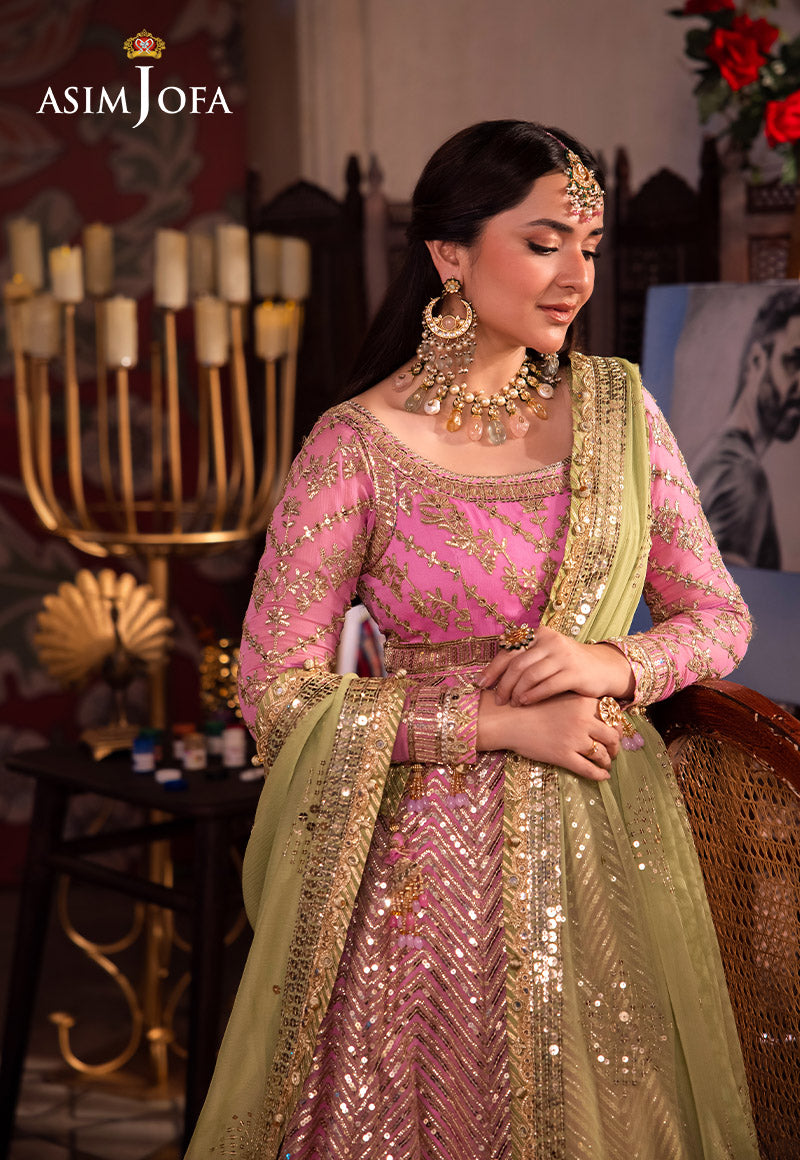 AJCRP-04 EMBROIDERED CHIFFON STITCHED 3 PCS