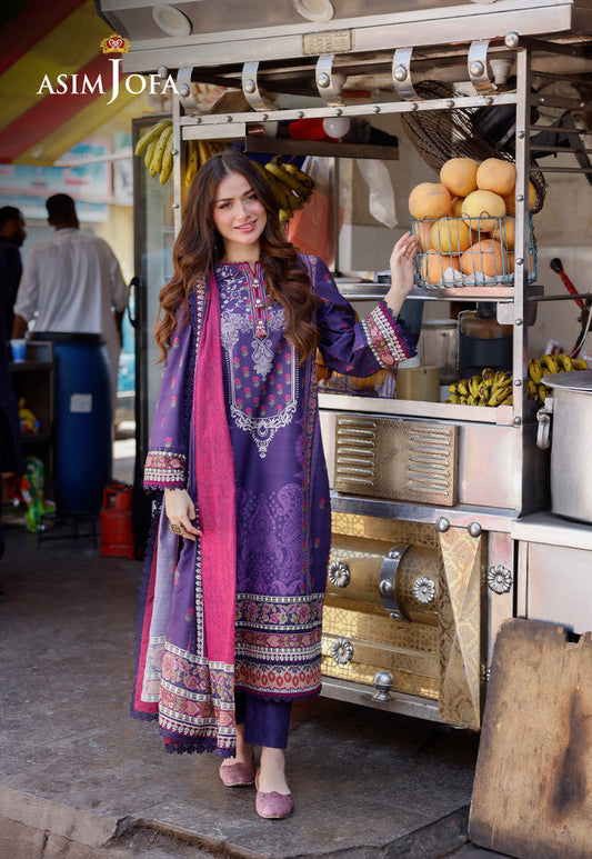 AJPL-11 PRINTED ARABIC LAWN 3 PCS
