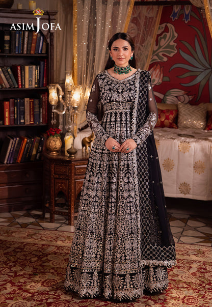 AJCRP-02 EMBROIDERED CHIFFON STITCHED 3 PCS