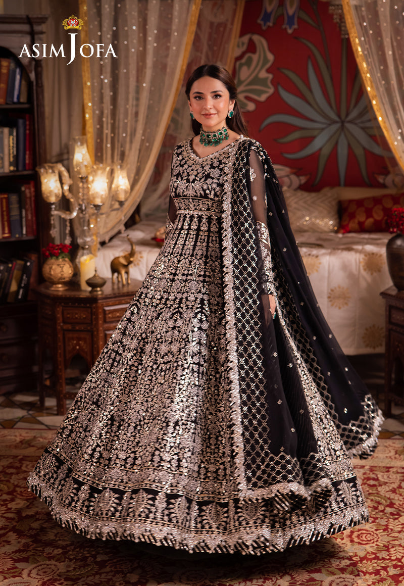 AJCRP-02 EMBROIDERED CHIFFON STITCHED 3 PCS