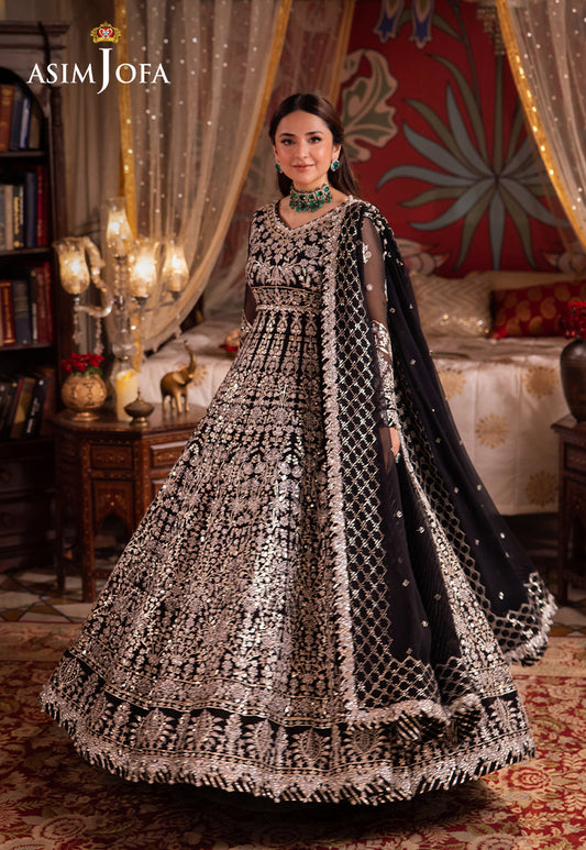 AJCRP-02 EMBROIDERED CHIFFON STITCHED 3 PCS