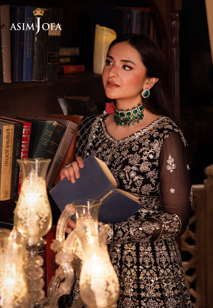 AJCRP-02 EMBROIDERED CHIFFON STITCHED 3 PCS