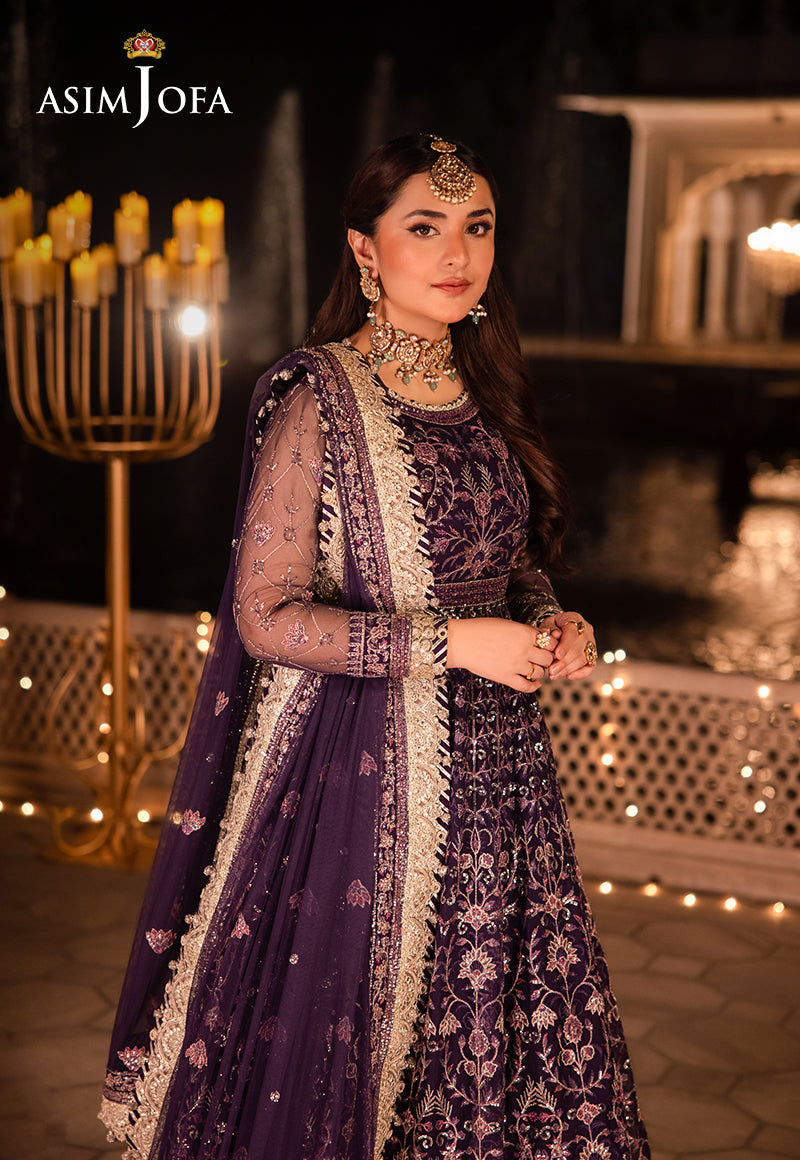 AJCRP-03 EMBROIDERED NET STITCHED 3 PCS