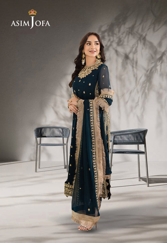 AJSM-31 EMBROIDERED CHIFFON 3 PCS