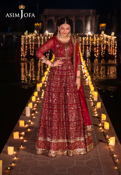 AJCRP-05 EMBROIDERED CHIFFON STITCHED 3 PCS