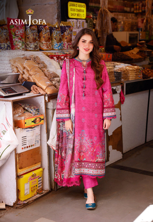 AJPL-17 PRINTED ARABIC LAWN 3 PCS