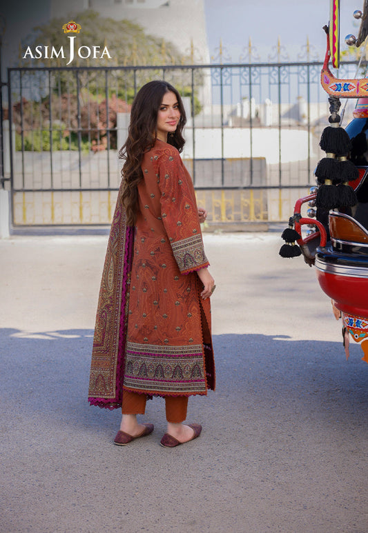 AJPL-05 PRINTED ARABIC LAWN 3 PCS