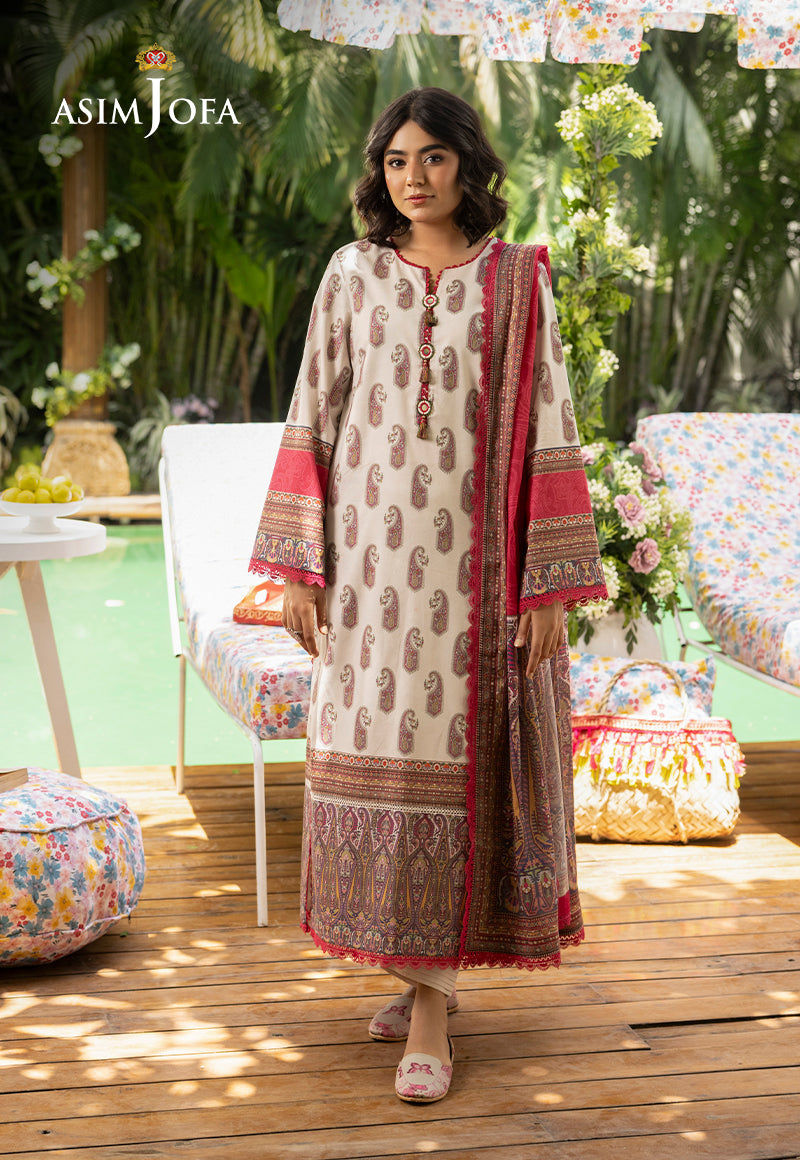 AJGB-07 PRINTED LAWN 3 PCS