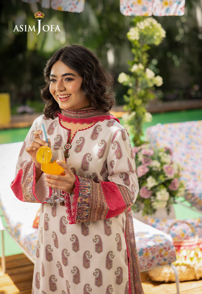 AJGB-07 PRINTED LAWN 3 PCS