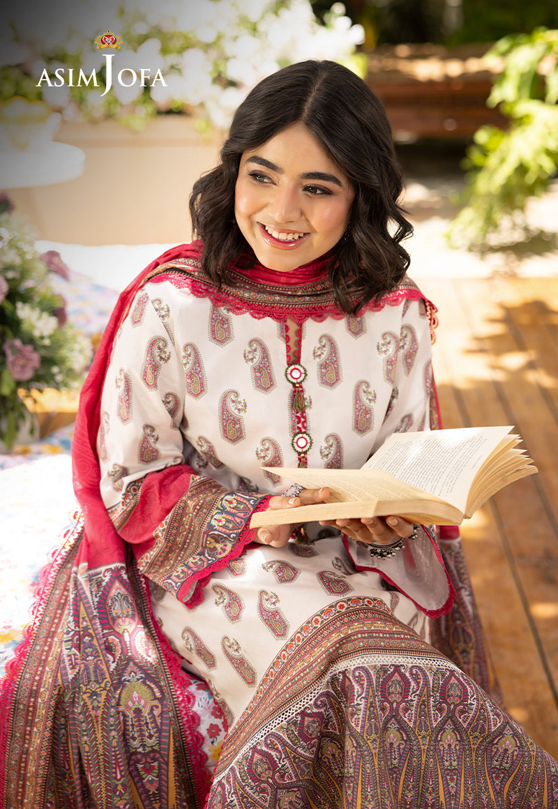 AJGB-07 PRINTED LAWN 3 PCS