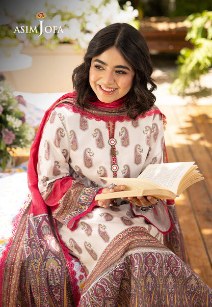 AJGB-07 PRINTED LAWN 3 PCS