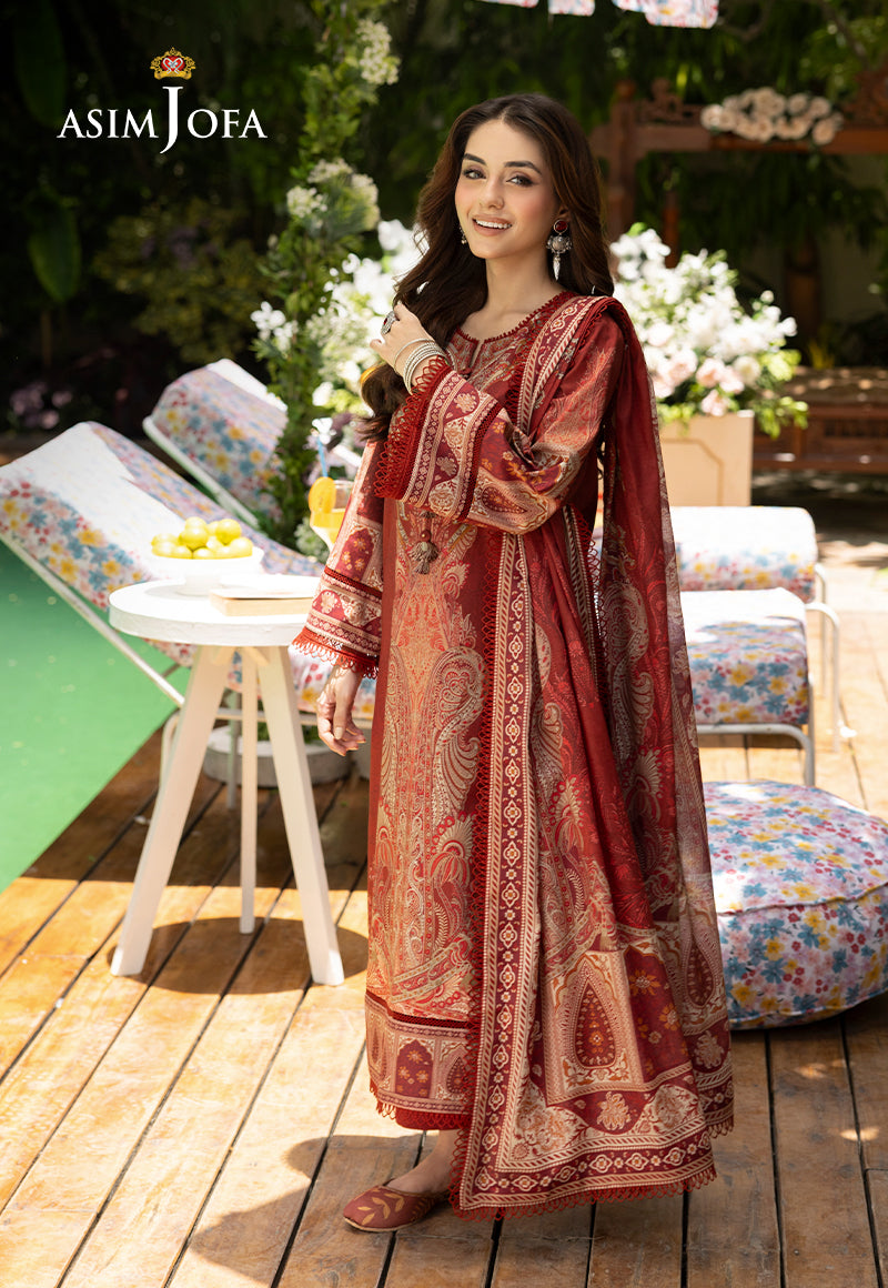 AJGB-16 PRINTED  LAWN 3 PCS