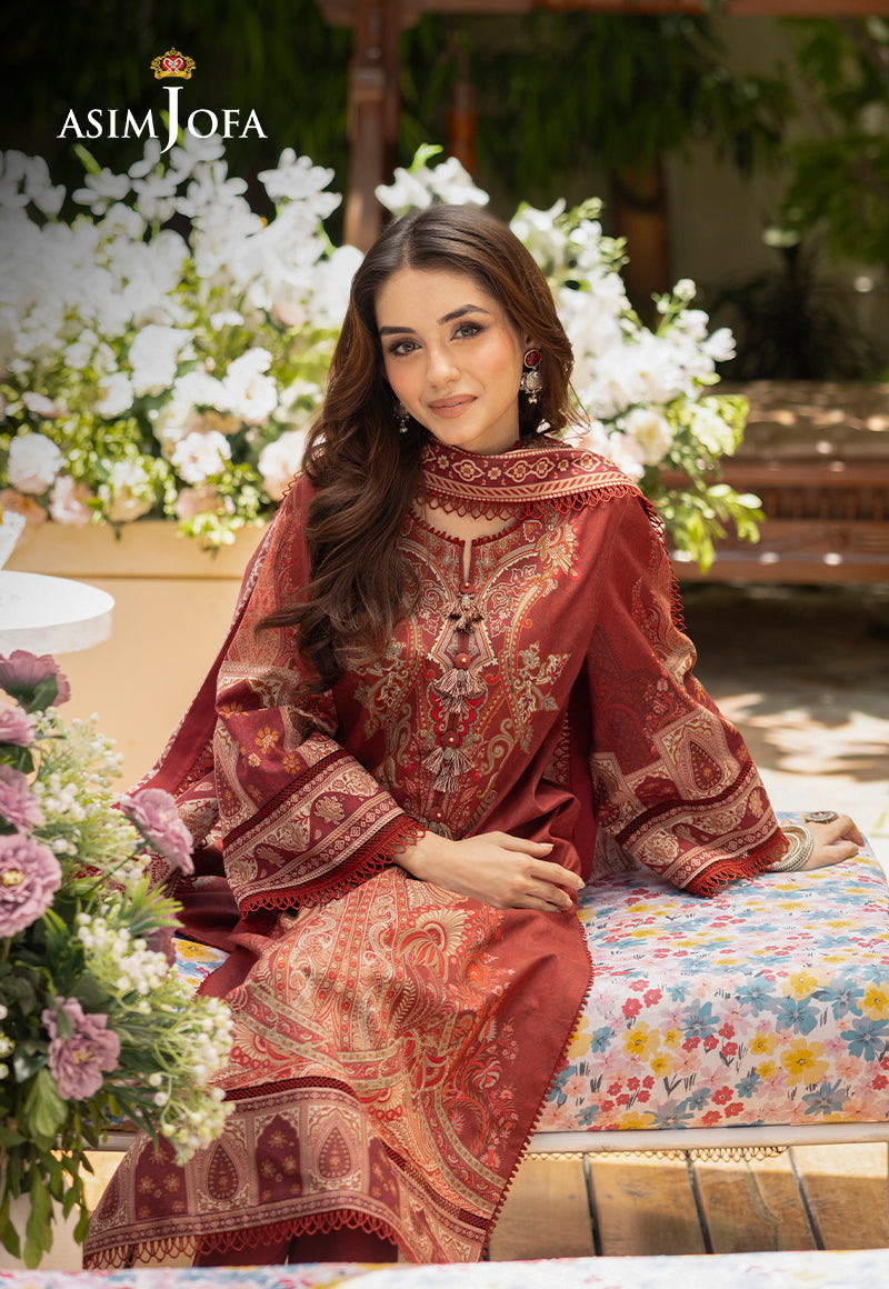 AJGB-16 PRINTED  LAWN 3 PCS