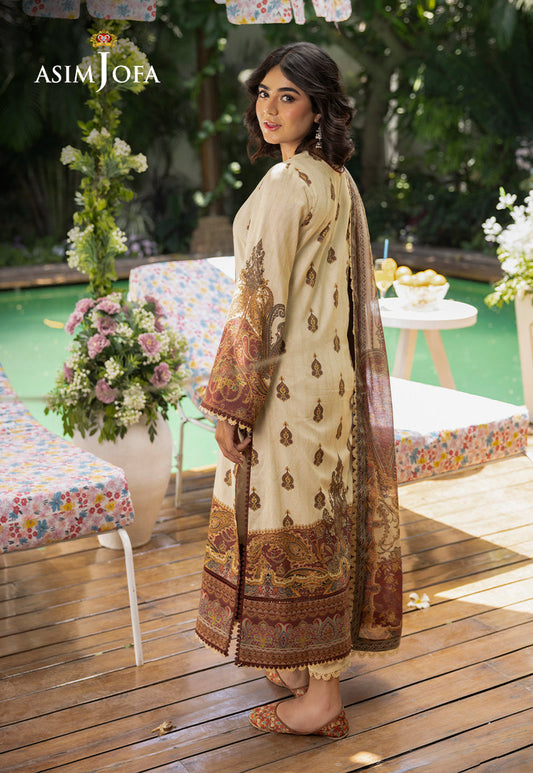 AJGB-19 PRINTED LAWN 3 PCS