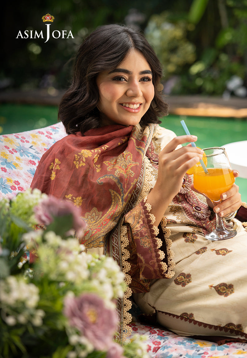 AJGB-19 PRINTED LAWN 3 PCS