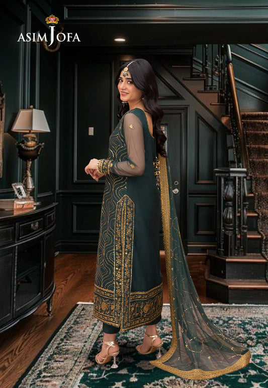 AJEM-16 EMBROIDERED NET 3 PCS