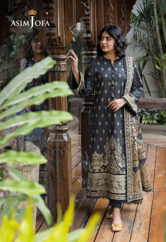 AJGB-20 PRINTED  LAWN 3 PCS