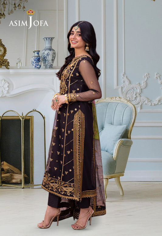 AJEM-04 EMBROIDERED NET 3 PCS