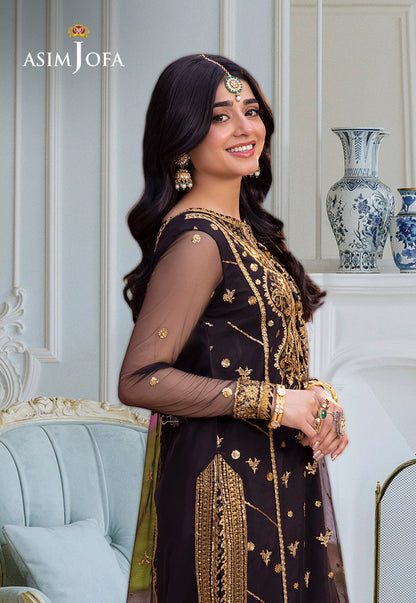AJEM-04 EMBROIDERED NET 3 PCS