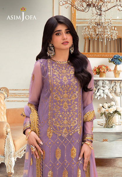 AJEM-02 EMBROIDERED NET 3 PCS