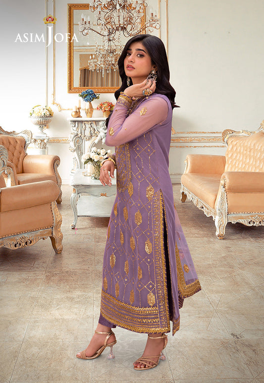 AJEM-02 EMBROIDERED NET 3 PCS