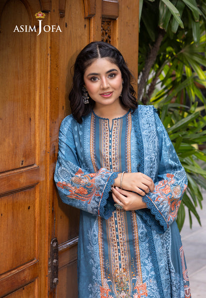 AJGB-18 PRINTED LAWN 3 PCS