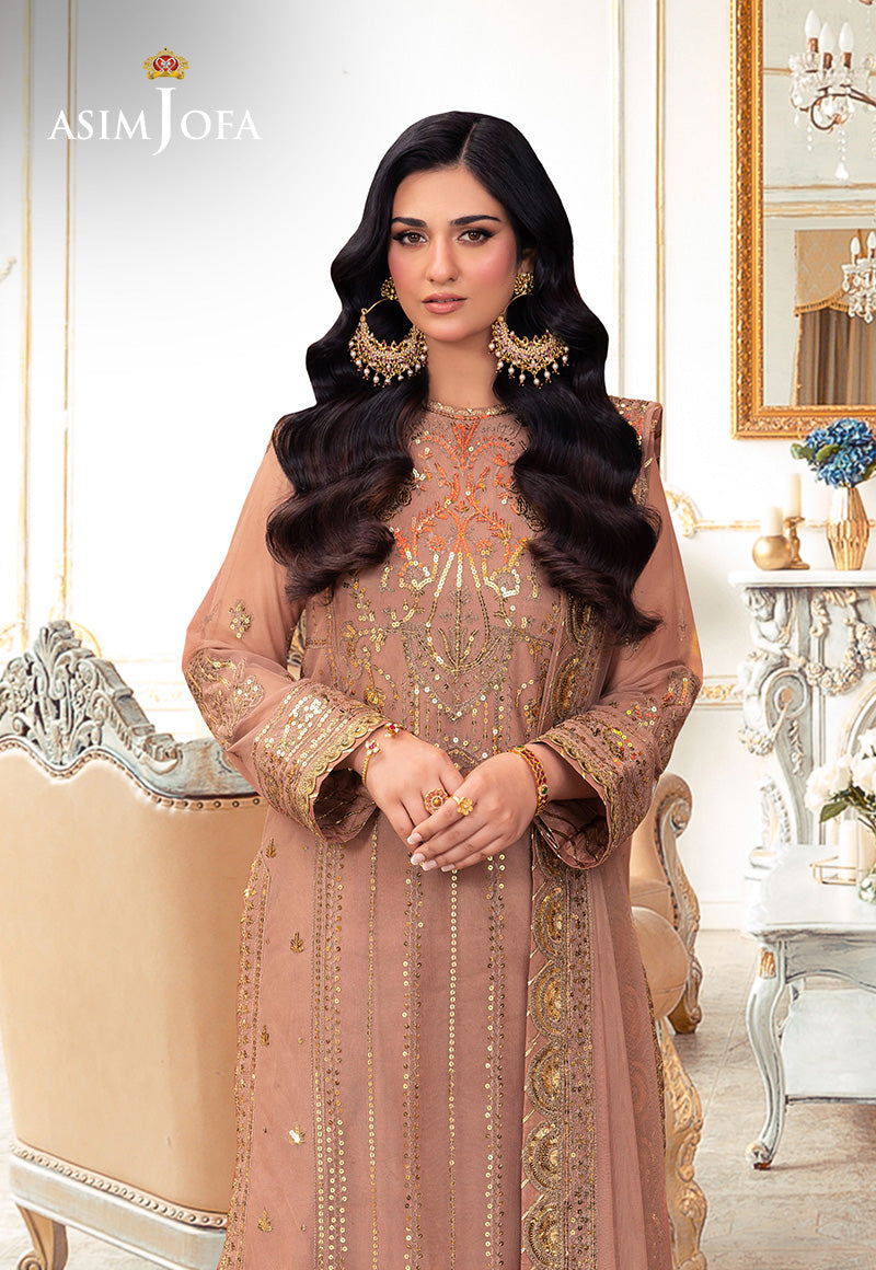 AJEM-09 EMBROIDERED NET 3 PCS