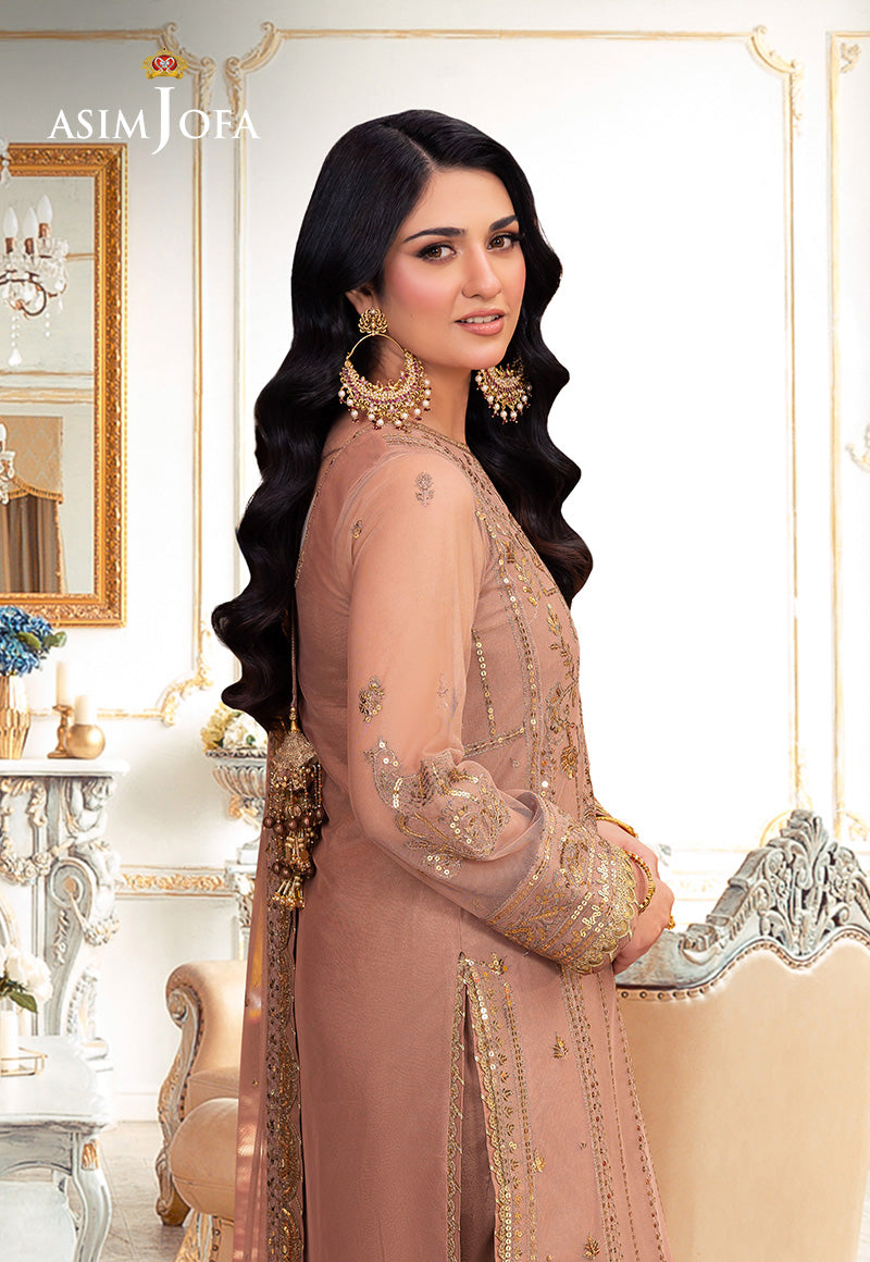 AJEM-09 EMBROIDERED NET 3 PCS
