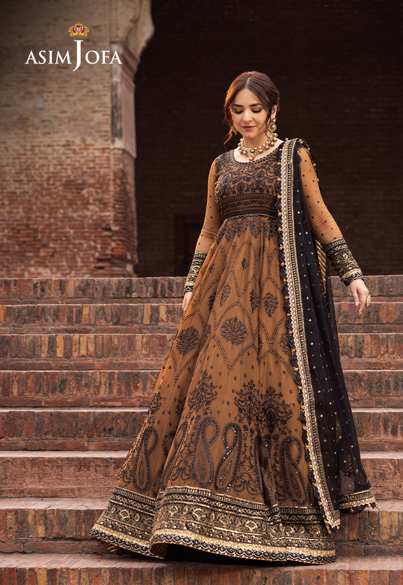 AJCE-11 EMBROIDERED CHIFFON 3 PCS