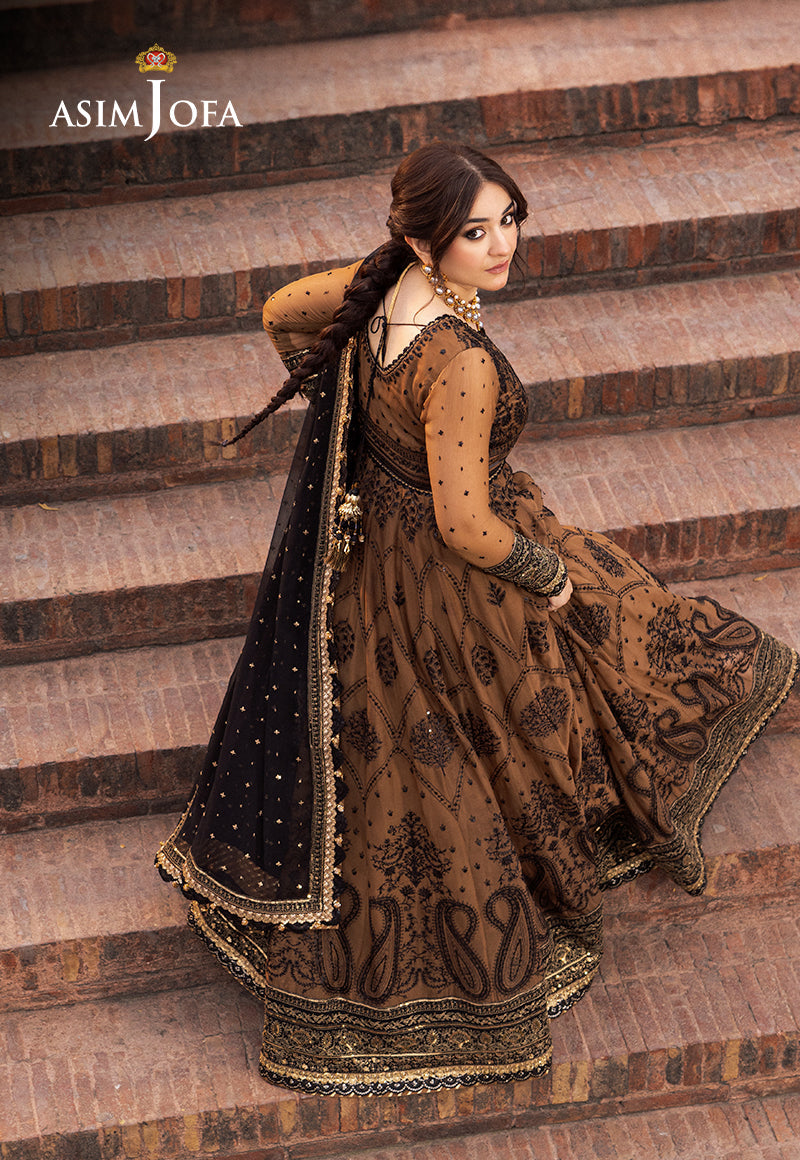 AJCE-11 EMBROIDERED CHIFFON 3 PCS