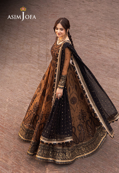 AJCE-11 EMBROIDERED CHIFFON 3 PCS
