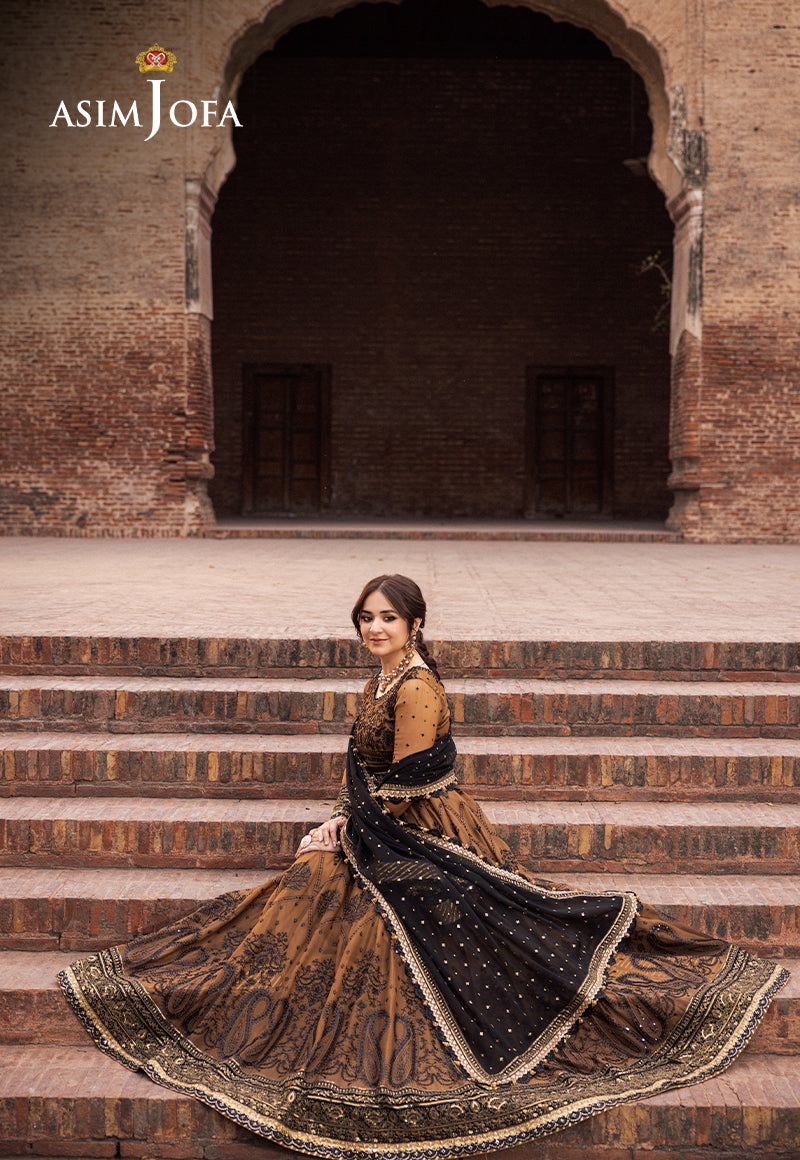 AJCE-11 EMBROIDERED CHIFFON 3 PCS