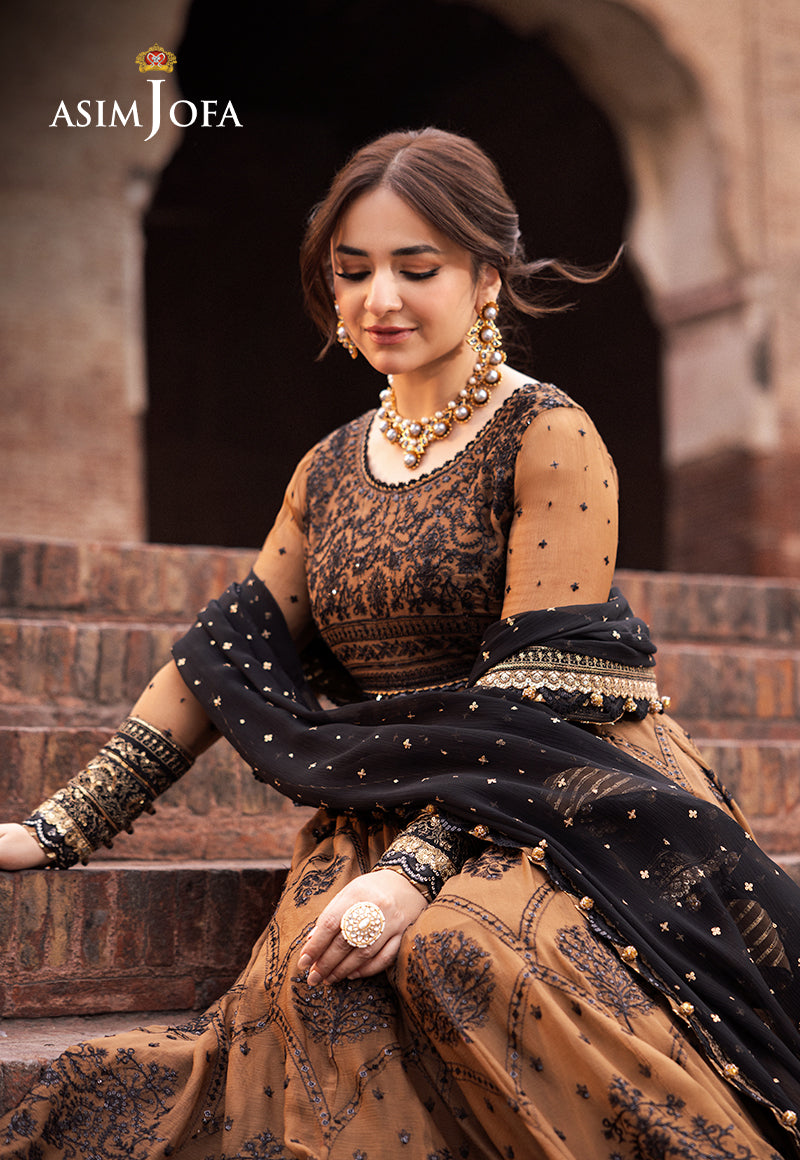 AJCE-11 EMBROIDERED CHIFFON 3 PCS