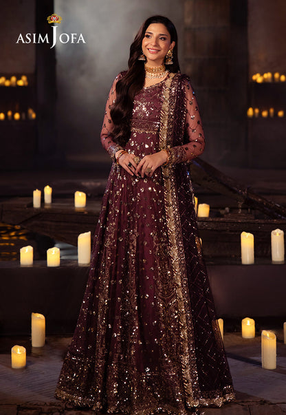 AJYV-02 EMBROIDERED NET 3 PCS