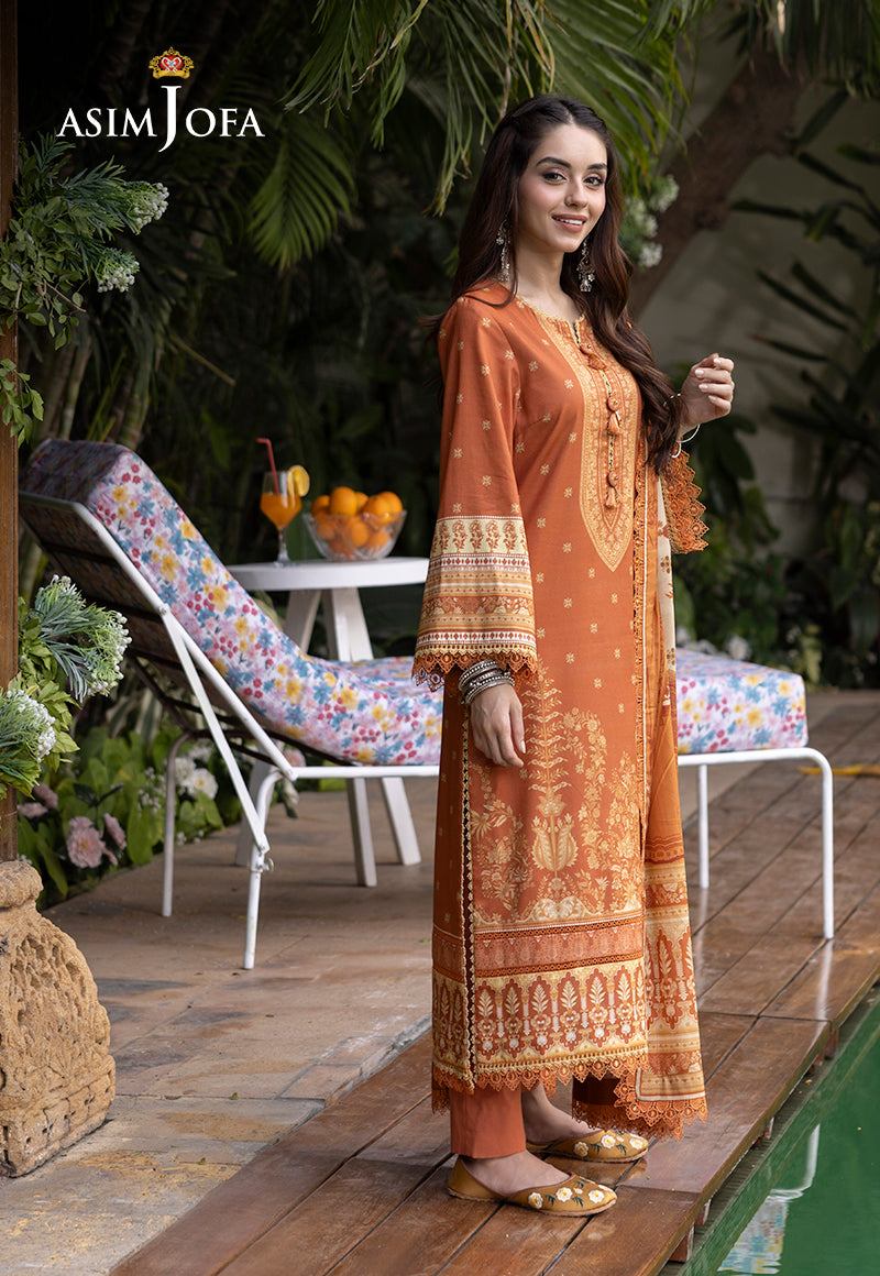 AJGB-02 PRINTED LAWN 3 PCS