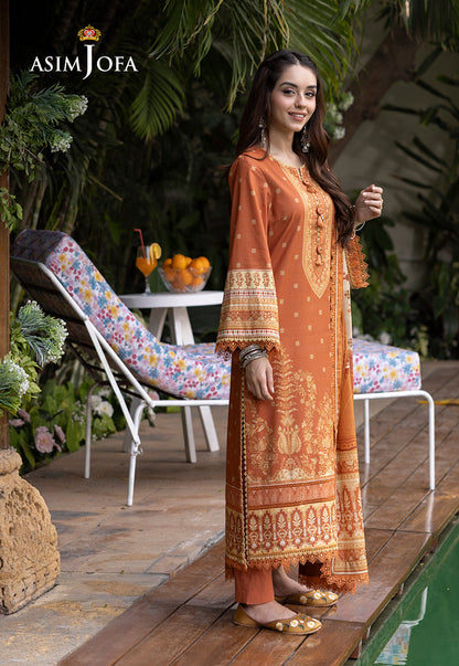 AJGB-02 PRINTED LAWN 3 PCS