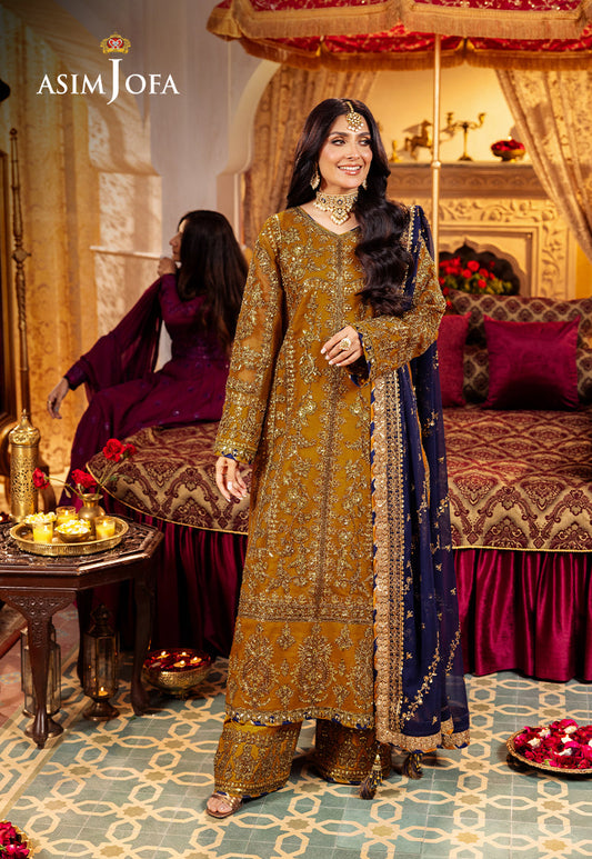 AJJJ-12 EMBROIDERED CHIFFON 3 PCS