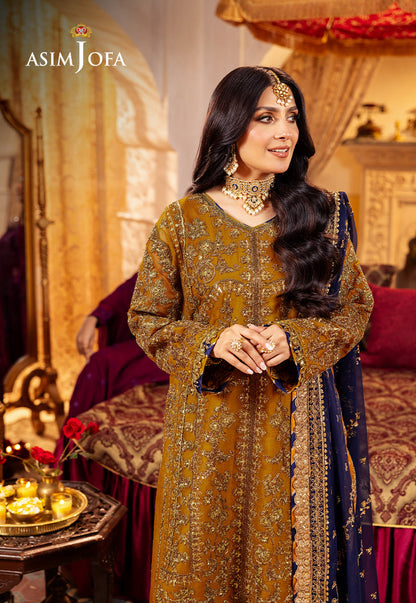 AJJJ-12 EMBROIDERED CHIFFON 3 PCS