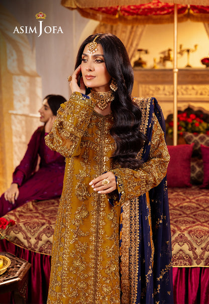 AJJJ-12 EMBROIDERED CHIFFON 3 PCS